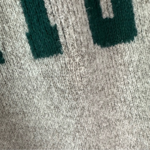 ANINE BING KENDRICK SWEATER UNIVERSITY NYC HEATHER GREY SZ XS - Picture 4 of 9